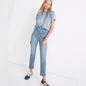 NWOT Madewell Perfect Vintage Jean in Banner Wash - 32